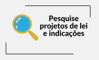 Link para o SAPL, sistema em que é possível pesquisar informações sobre os projetos e indicações, além das reuniões e emissões de relatórios.