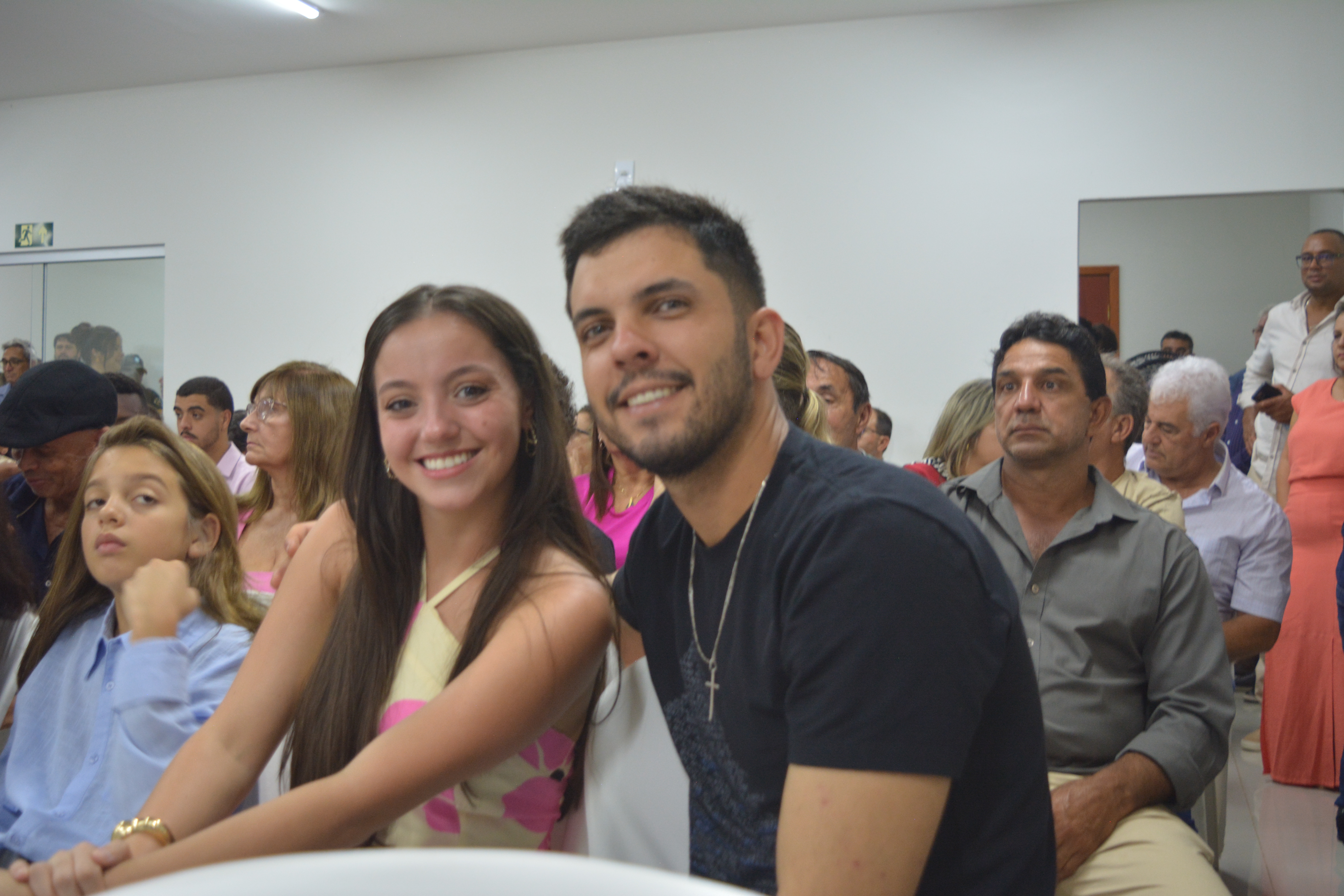 Pessoas que compareceram ao evento