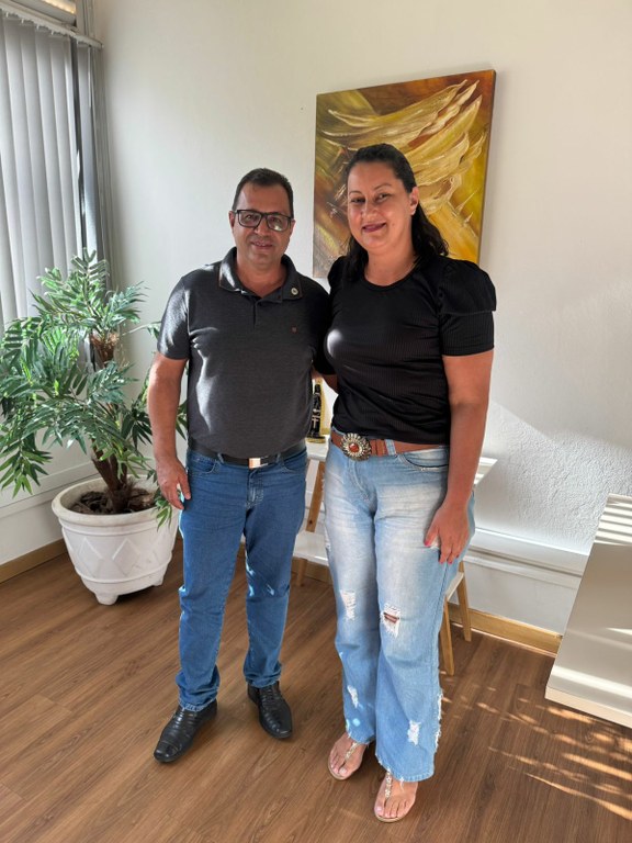 Vereadora Ana Paula com Kaká da Mercearia
