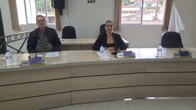 Vereadores antes da reunião