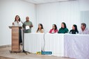 Prefeita Maura discursando no evento
